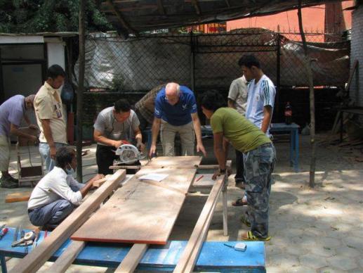 fotos van eerdere projecten voor Nepal SERC